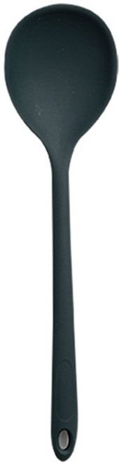 키친팩토리 프리미엄 실리콘 요리 왕스푼, 딥에메랄드, 1개