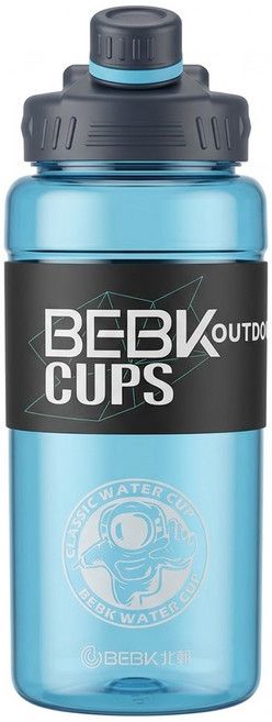 BEBK 北氪 健身水壺 L, 藍色, 2.3L, 1個