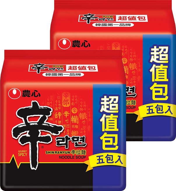 NONGSHIM 農心 辛拉麵 120g, 10包