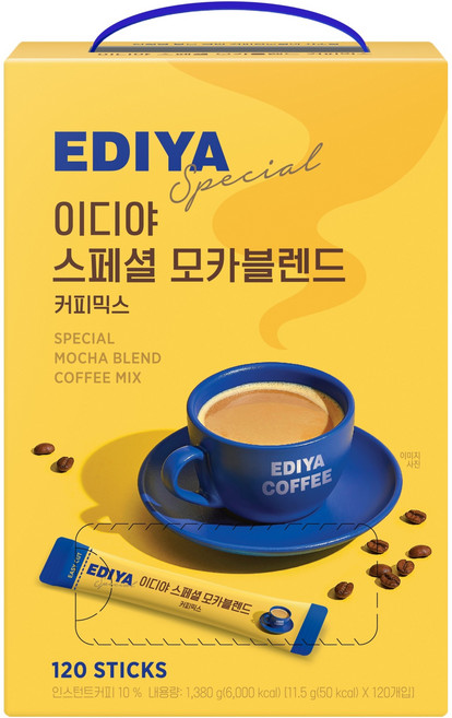 이디야 모카블렌드 커피믹스, 11.5g, 120개입, 1개