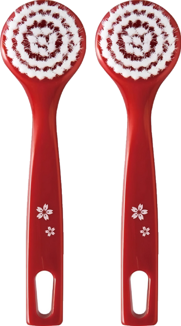 VeSS 舞妓小姐洗臉刷, sil-600, 2入