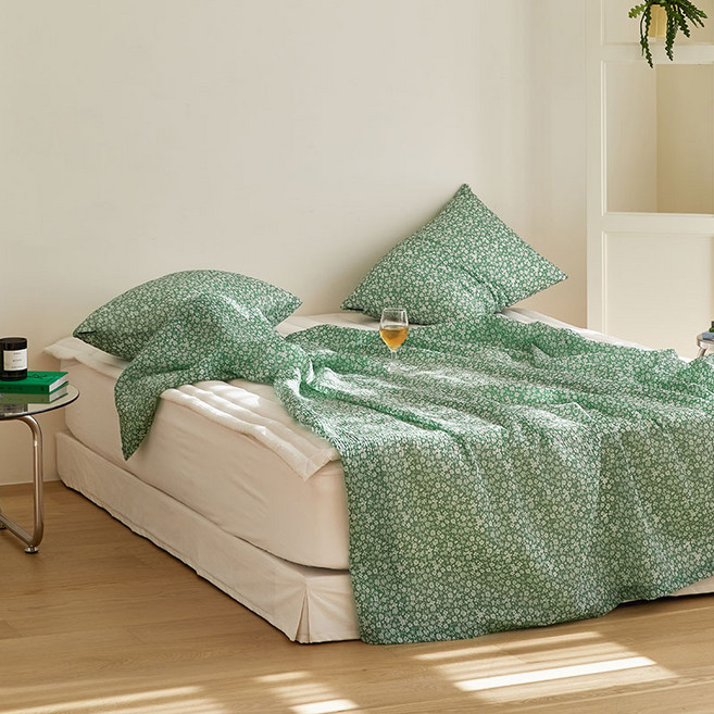 썸머로맨스 스노우 시어서커 홑이불 세트