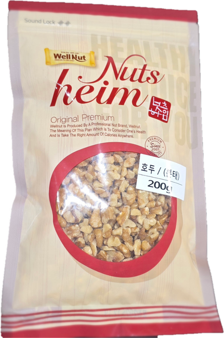 웰넛 자연두레 호두분태, 200g, 1개
