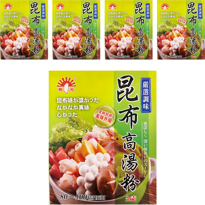 新光洋菜 昆布高湯粉, 600g, 5盒