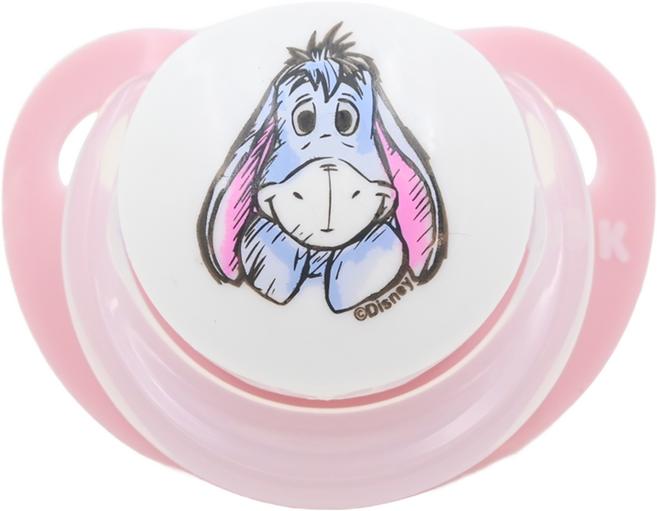 NUK 迪士尼安睡型矽膠安撫奶嘴 1號, 顏色隨機, 0歲以上, 1個