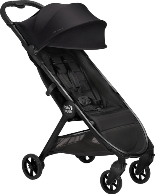 베이비조거 시티투어2 휴대용 기내반입 원터치폴딩 유모차, 블랙