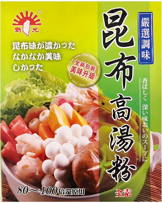 新光洋菜 昆布高湯粉, 600g, 1盒