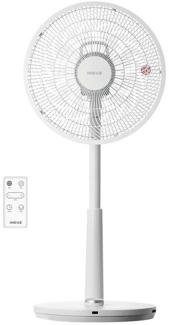 인더스 미세바람 24단 리모컨 저소음 스탠드 선풍기, INO-A14RS36