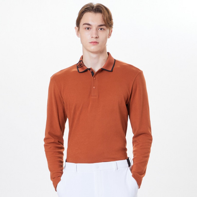 볼빅어페럴 남성용 골프 에리 포인트 티셔츠 VMTSN902