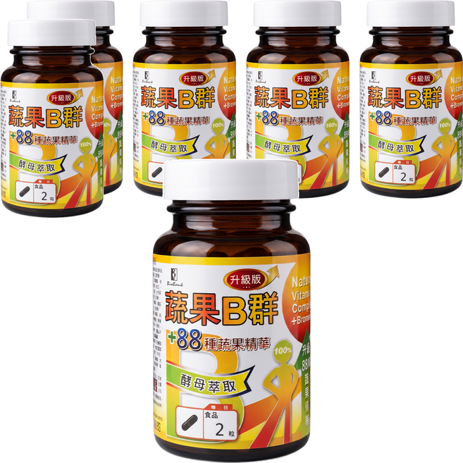 BioBank 大金宏醫 全新B群88種蔬果酵素 升級版 0.5g, 30顆, 15g, 6罐