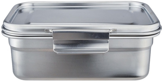 PLUS PERFECT 理想 極緻316不銹鋼保鮮盒, 不鏽鋼 銀色, 1個