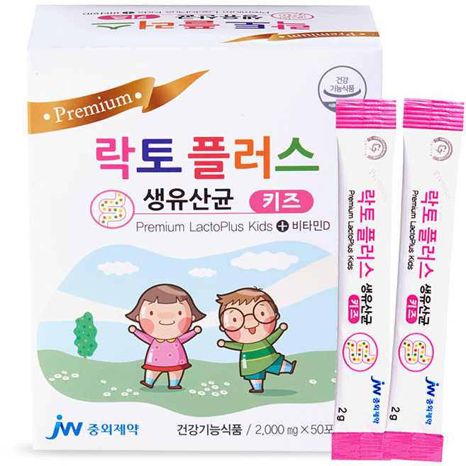 jw pharmaceutical 孩童乳酸菌粉包 50包入, 100g, 1盒