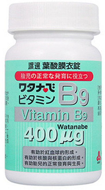 Jen Sheng 人生製藥 維他命B9葉酸膜衣錠, 120錠, 1罐