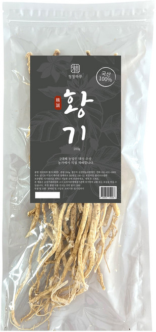 청청하루 국산 황기, 200g, 1개