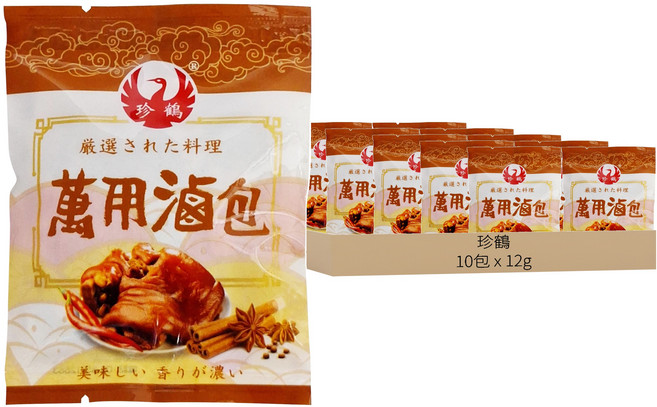 珍鶴 萬用滷包, 12g, 10包