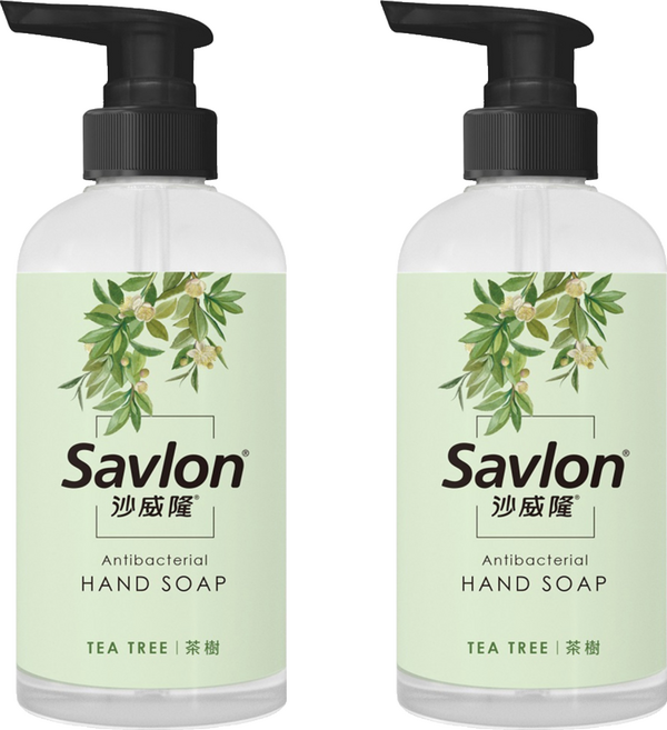 Savlon 沙威隆 抗菌洗手露 茶樹, 500ml, 2瓶