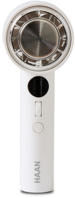 한경희생활과학 급속냉각 터보 아이스 휴대용 핸디 선풍기, HF-T40C, 화이트