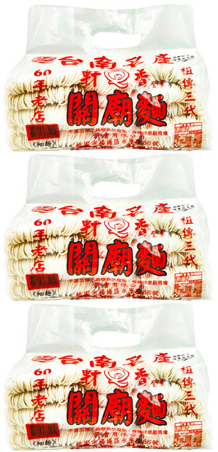 軒香 關廟麵 細, 1.2kg, 3包