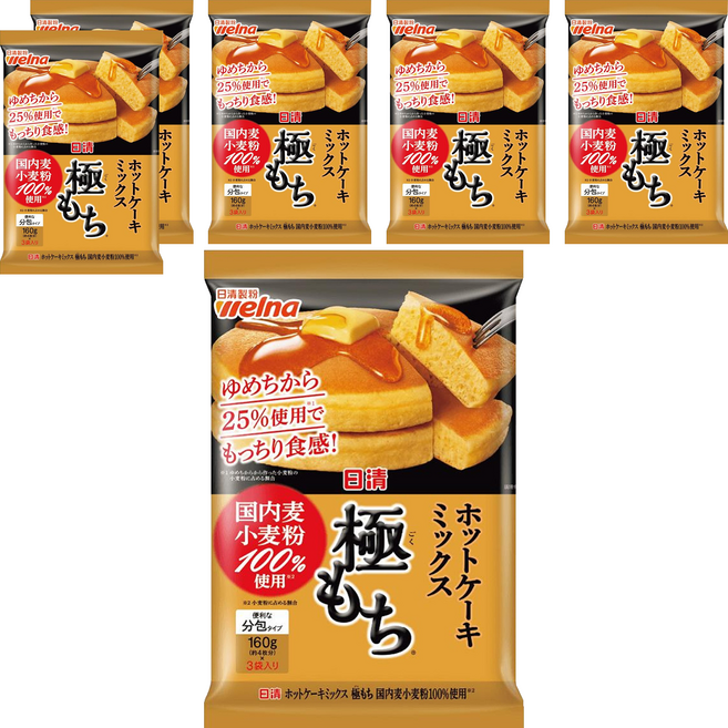 welna 日清製粉 極致濃郁鬆餅粉, 480g, 6包