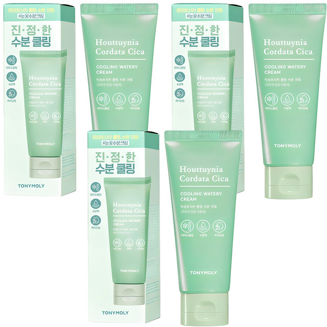 토니모리 어성초 시카 쿨링 수분 크림, 90ml, 3개