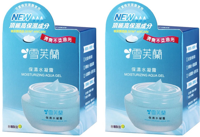 雪芙蘭 保濕水凝霜, 50g, 2罐