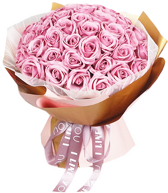 51朵香皂花, 淺粉色