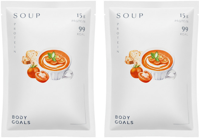 BODY GOALS 高纖營養輕食餐 羅宋番茄, 29g, 2包