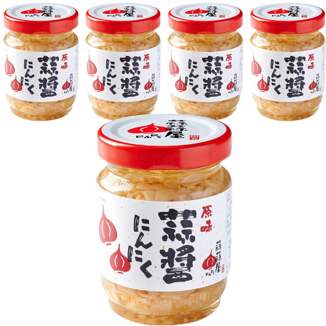 蒜蒜屋 原味蒜醬, 125g, 5罐