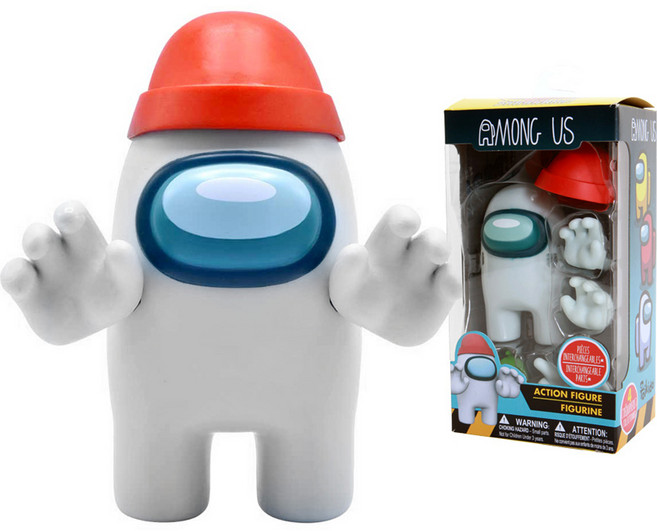 저스트토이즈 어몽어스 액션 피규어 화이트, 1개