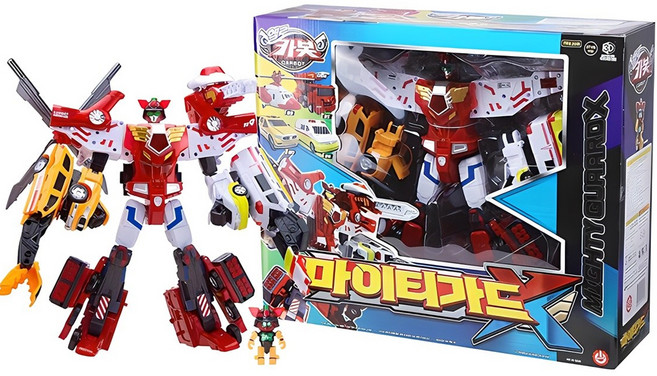 헬로카봇 마이티가드 X, 혼합색상, 1개