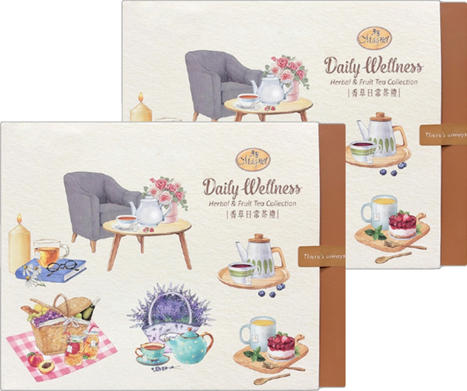 Magnet 曼寧 香草日常茶禮 附提袋 48包, 茶包, 2盒