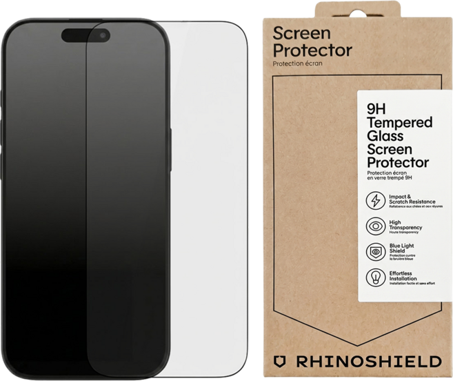RHINOSHIELD 犀牛盾 高透黑邊抗藍光玻璃保護貼, 1個