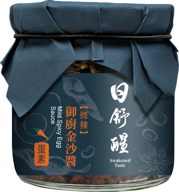 日舒醒 金沙醬 微辣, 150g, 1罐