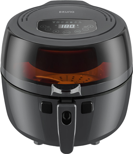 BRUNO 보이는 대용량 에어프라이어 6L, VFC-2103GR(그레이), 그레이