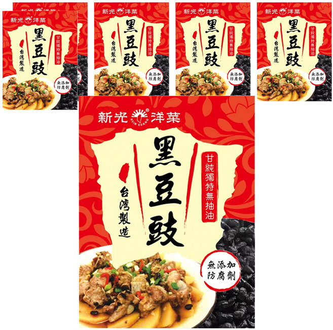 新光洋菜 黑豆䜴, 40g, 6包