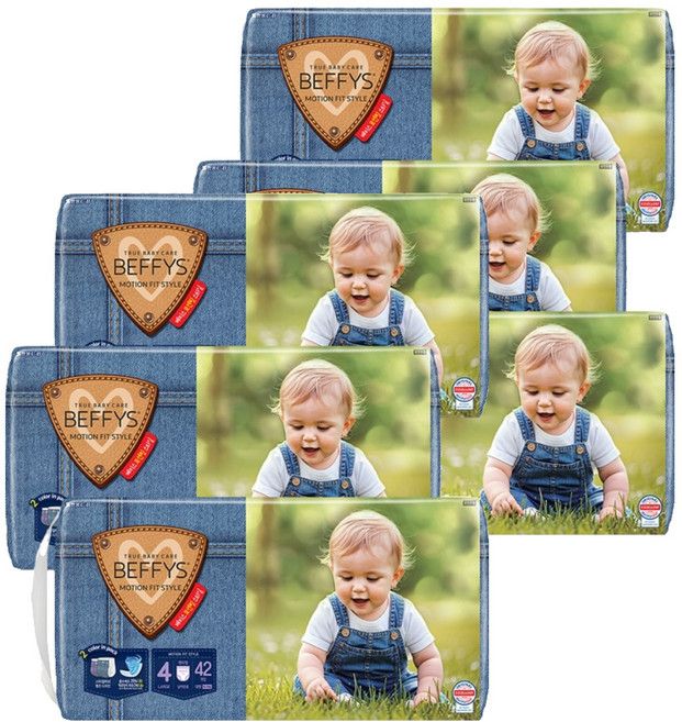 BEFFYS 貝碧思 Motion Fit褲型尿布, L, 252片