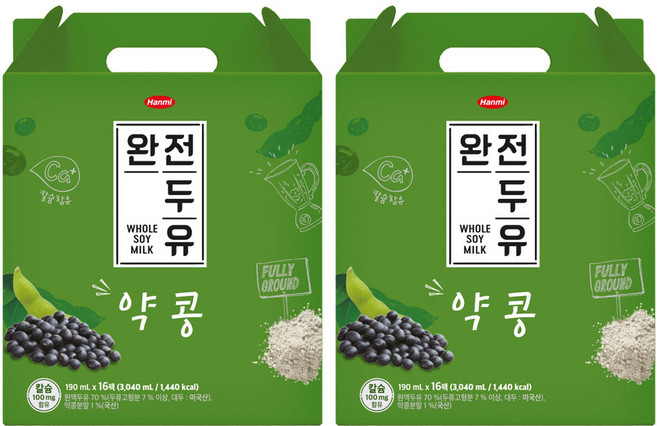 전두유 한미 완전두유 약콩, 32개, 190ml
