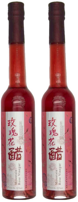 埔里鎮農會 玫瑰花醋, 375ml, 2個