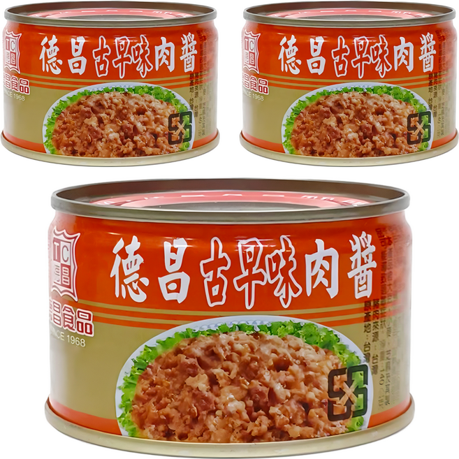德昌 古早味肉醬, 140g, 3罐