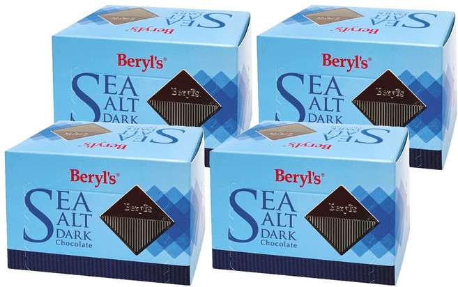 Beryl's 海鹽黑巧克力, 60g, 4盒