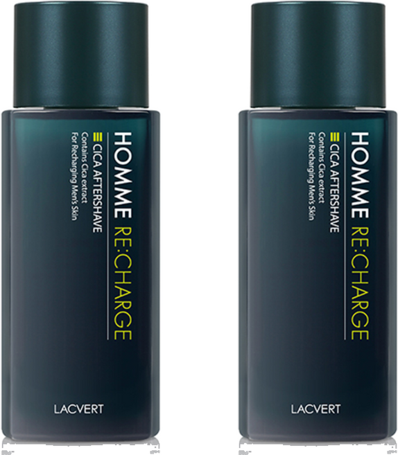 LACVERT 男士煥活積雪草鬍後水, 2個, 185ml
