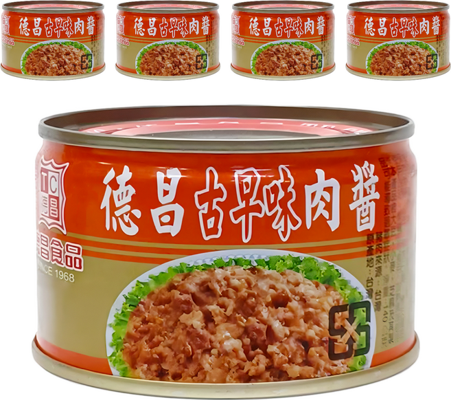 德昌 古早味肉醬, 140g, 5罐