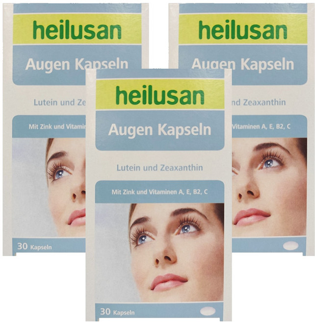 heilusan 好立善 EUREYE葉黃素複方軟膠囊, 30顆, 3盒
