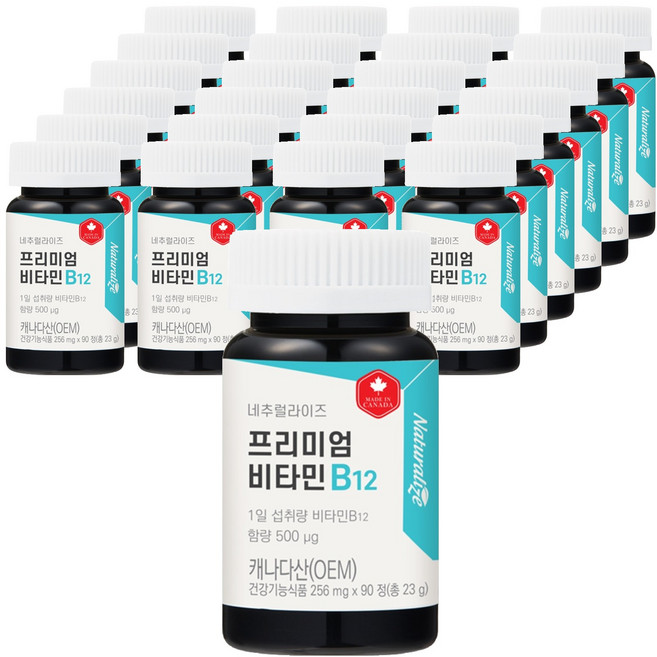 Naturalize 優質維生素B12, 90錠, 25個