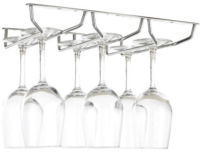 MEO 고정형 와인잔 걸이 거치대 3단 27cm, 1개