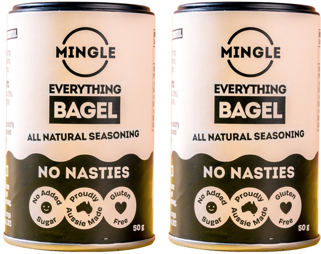 밍글 에브리씽 베이글 시즈닝, 50g, 2개