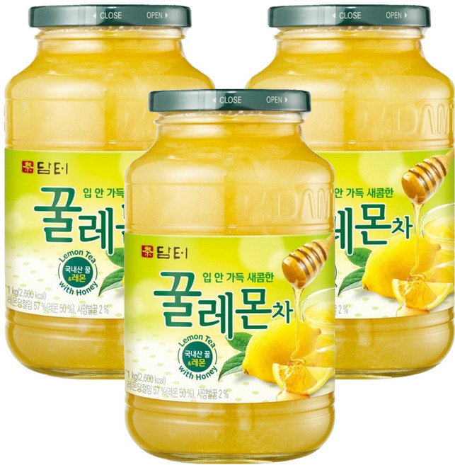 담터 꿀레몬차, 1kg, 1개입, 3개