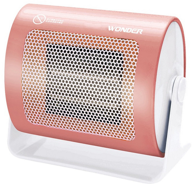wonder 旺德電通 陶瓷電暖器, WH-W09F, 紅色