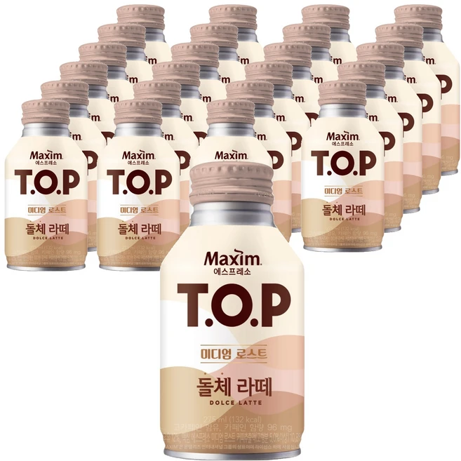 티오피 미디엄 로스트 돌체 라떼, 275ml, 24개 - 쿠팡