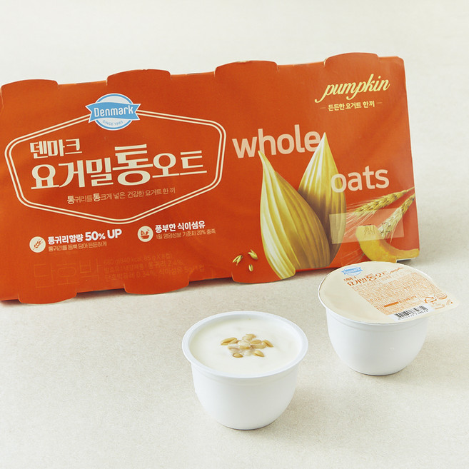 덴마크 요거밀 통오트 단호박, 85g, 8개입, 1개